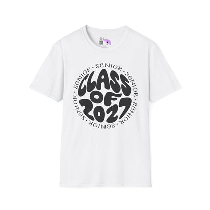 Round Senior Class of 2027 Adult T-shirt