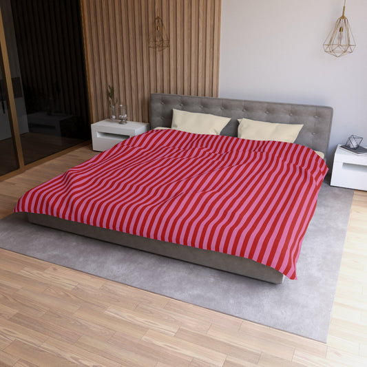 Be Mine Stripes Microfiber Duvet Cover