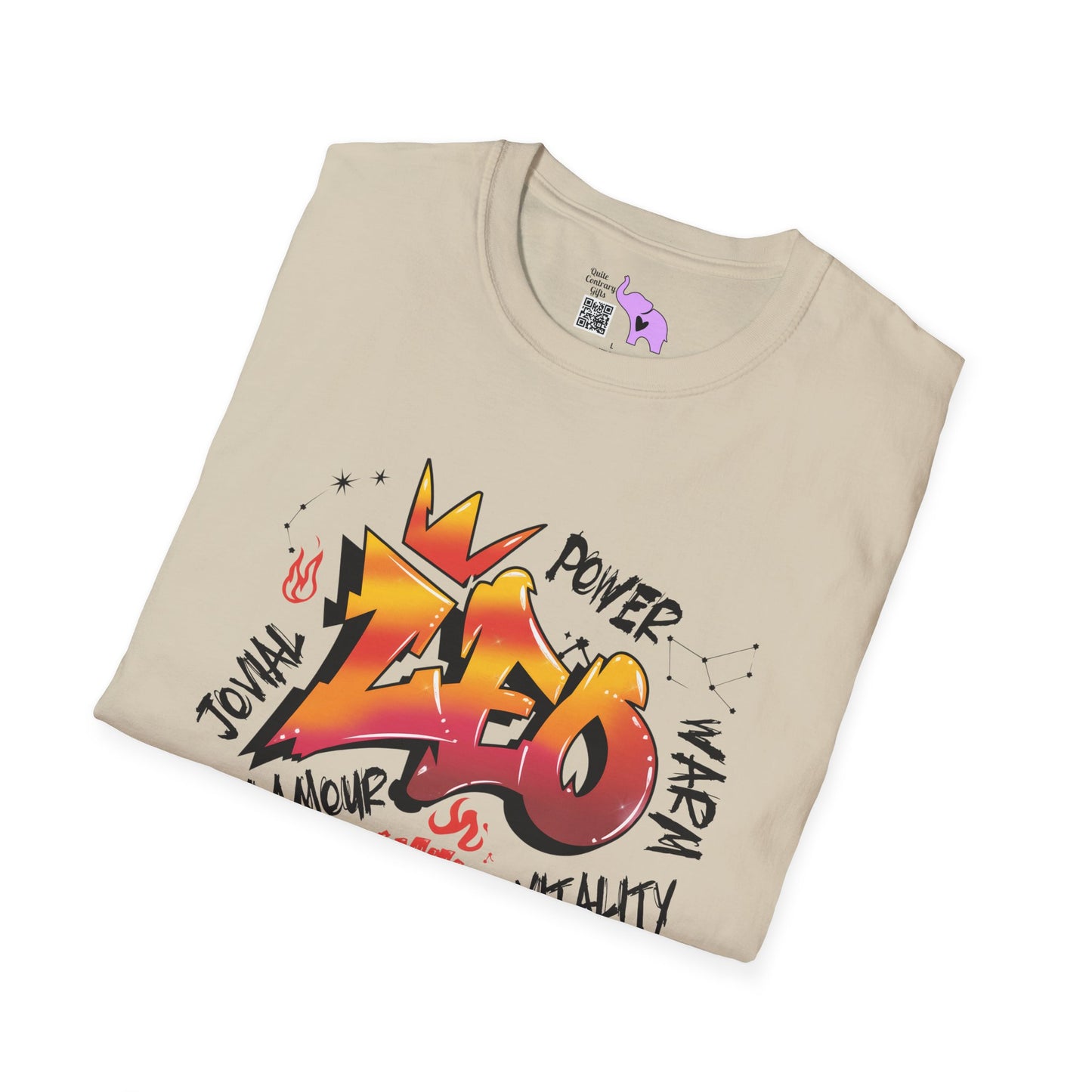 Leo Street Art Adult T-shirt