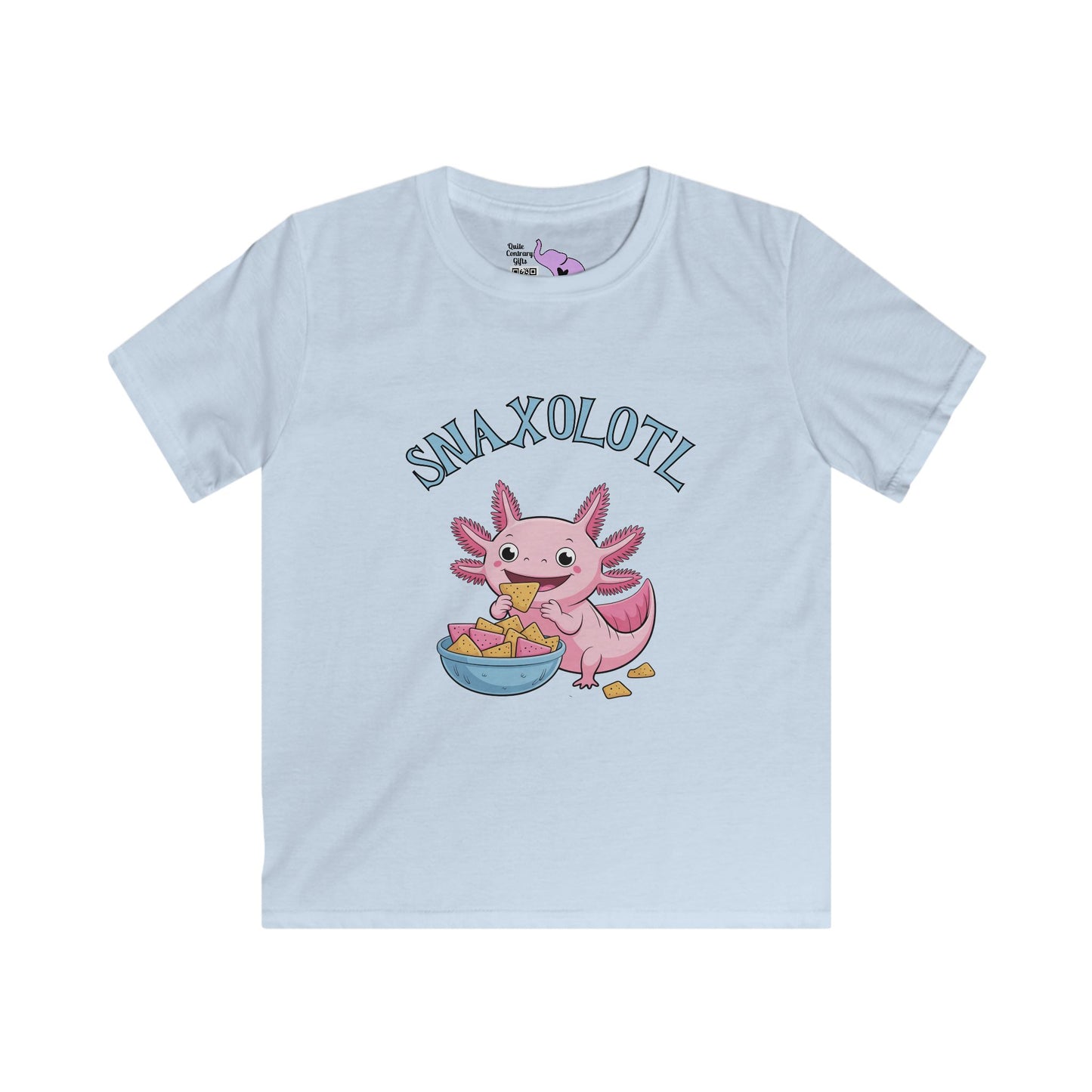 Snaxolotl Youth Softstyle Tee