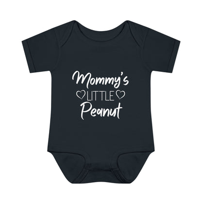 Mommy's Little Peanut Infant Baby Rib Bodysuit
