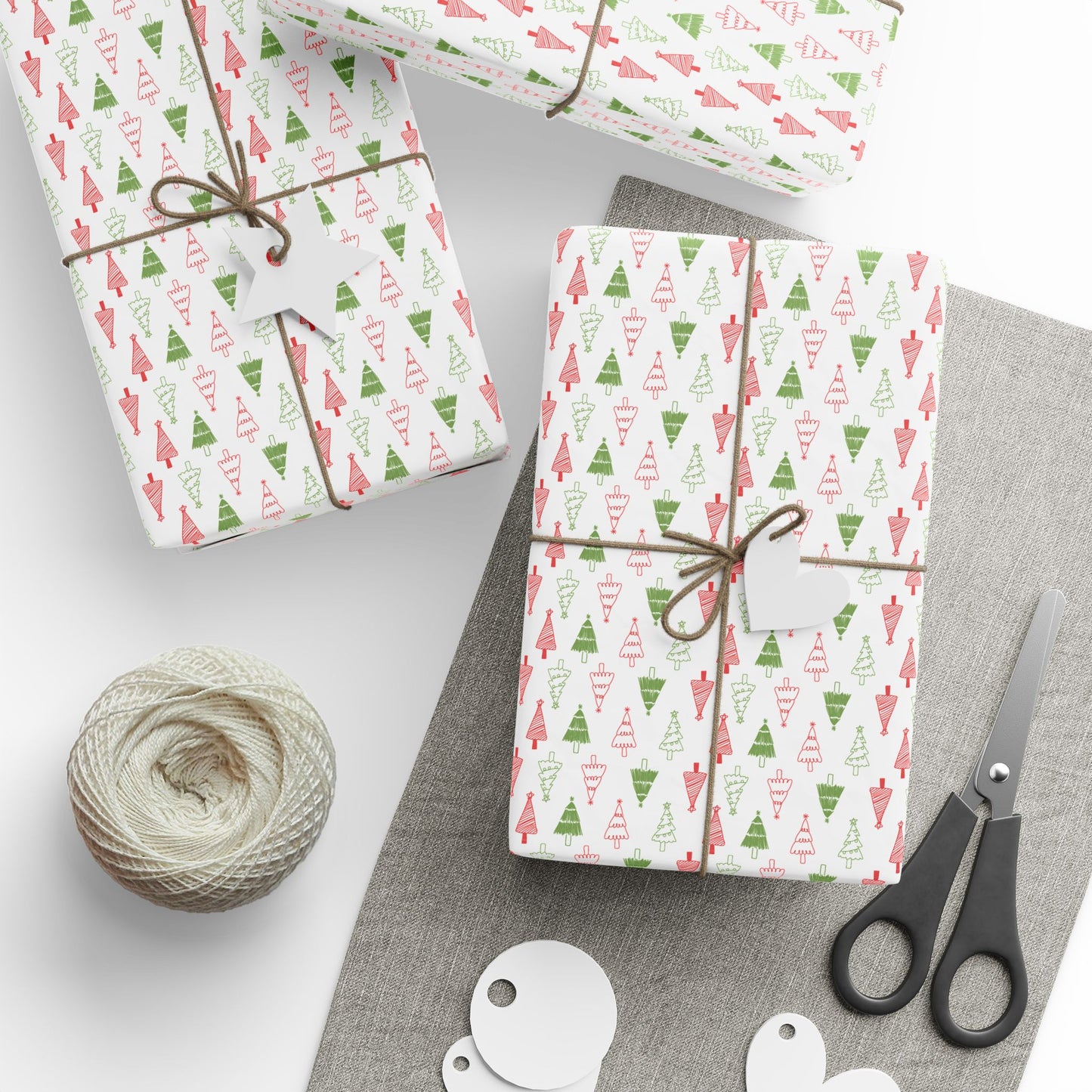 Merry Little Trees Wrapping Paper