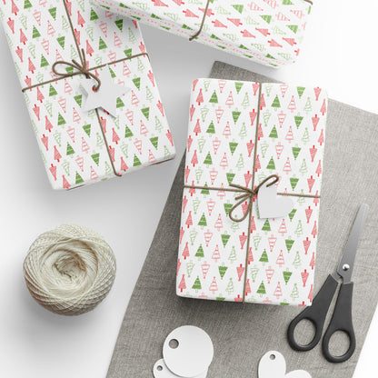 Merry Little Trees Wrapping Paper