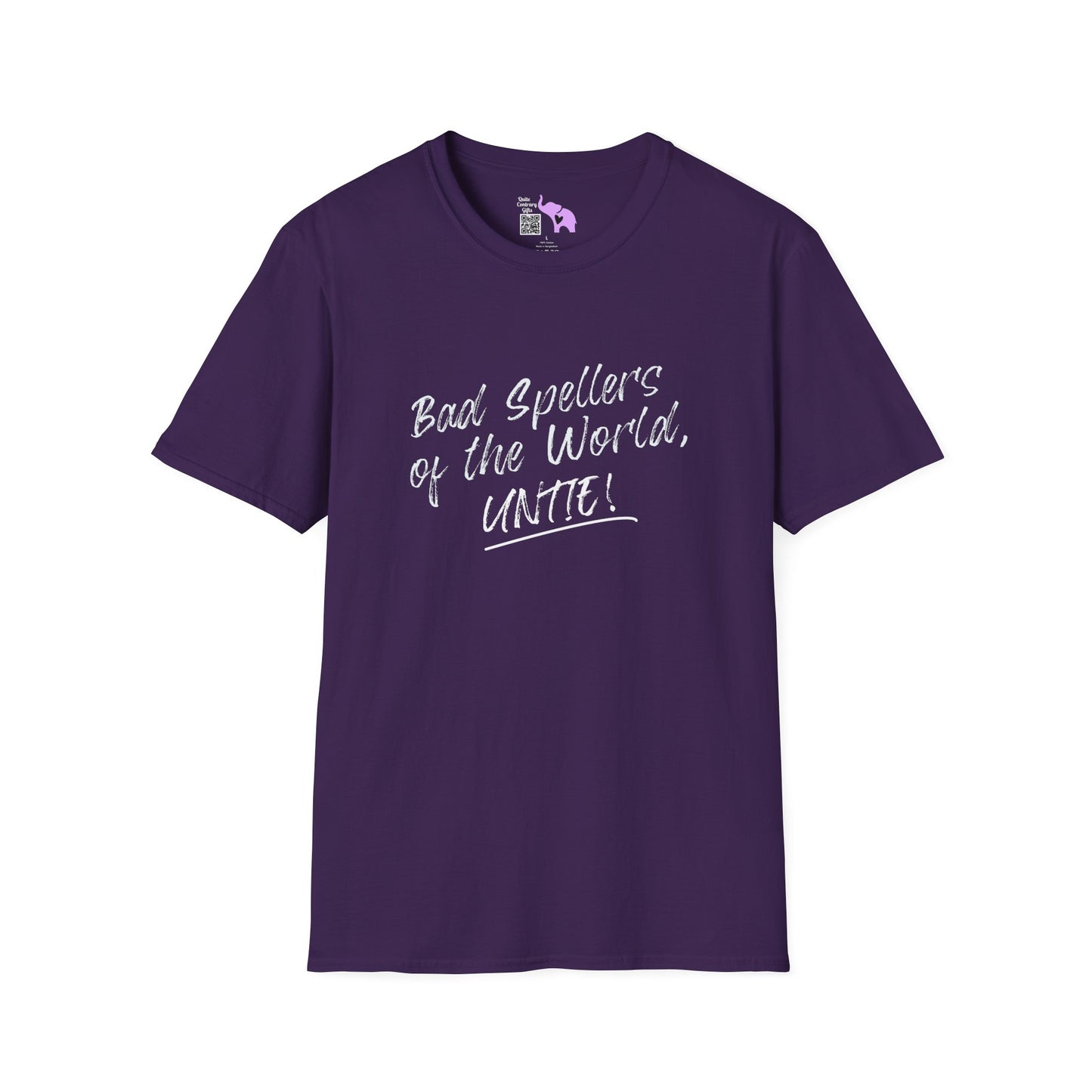 Bad Spellers of the World, Untie! Adult T-shirt