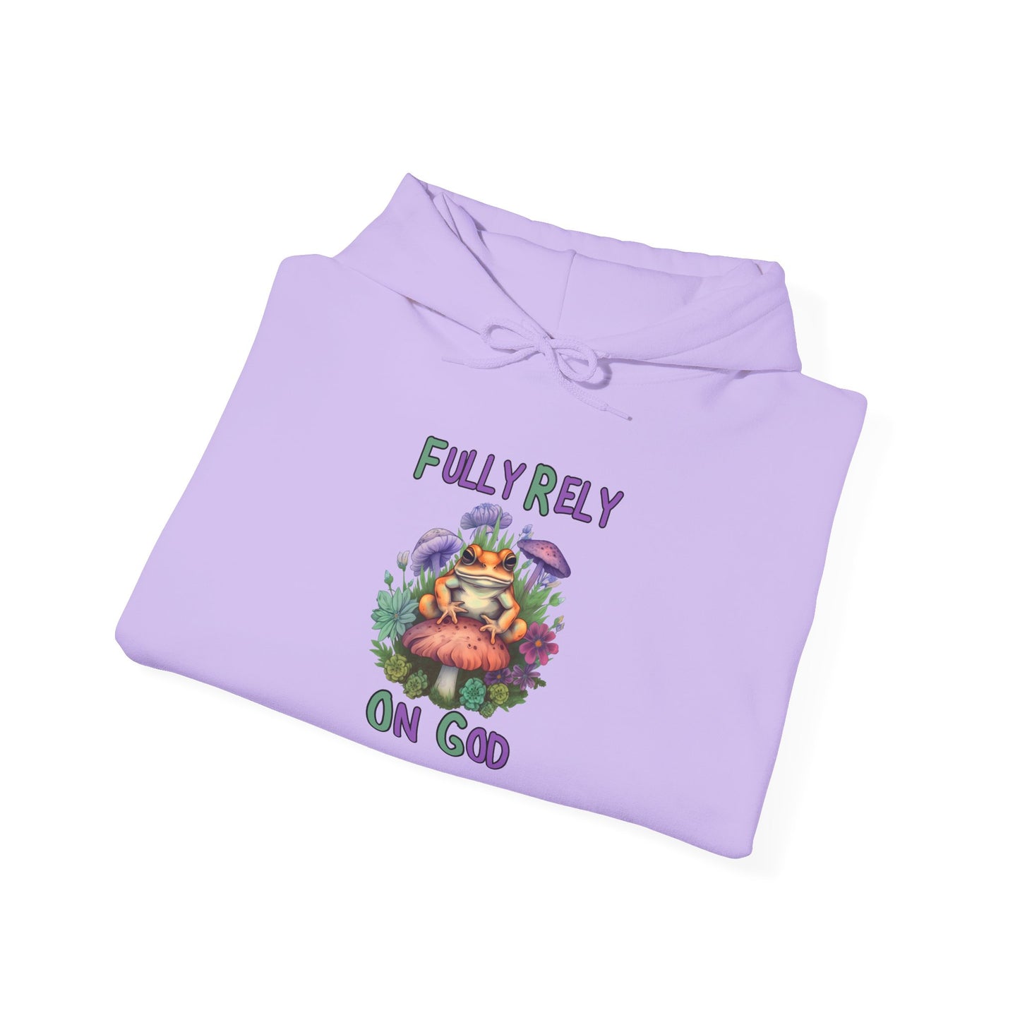 Fully Rely On God Heavy Blend™ Hooded Sweatshirt