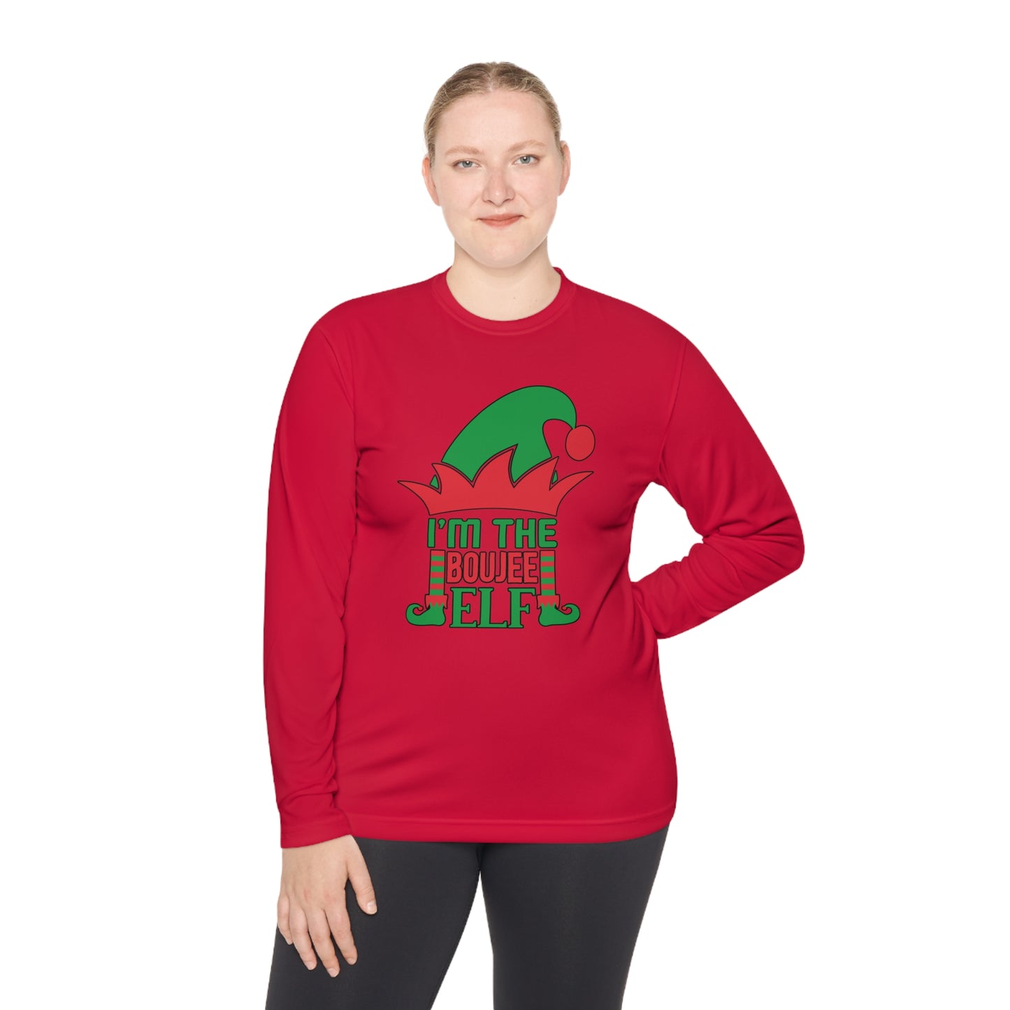 I'm The Boujee Elf Adult Long Sleeve Tee