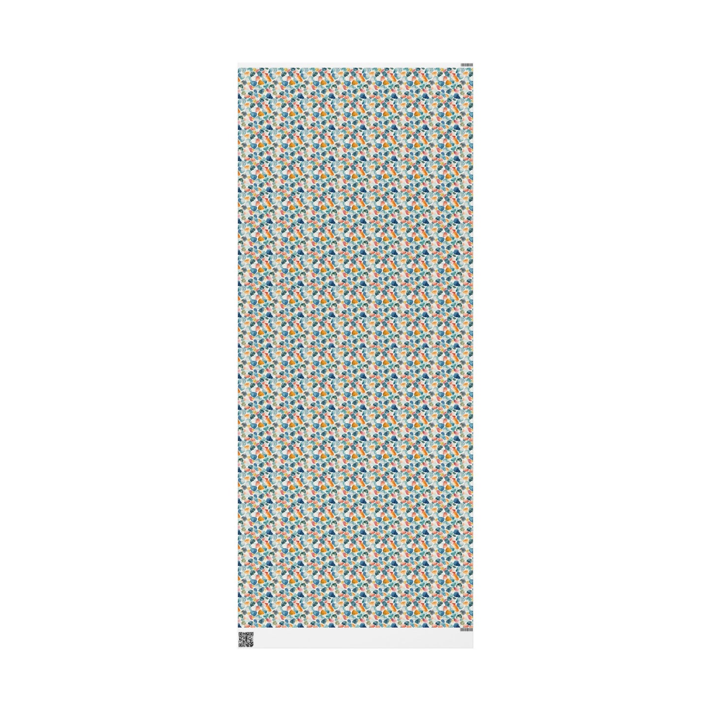 Watercolor Pebble Terrazzo  Wrapping Paper