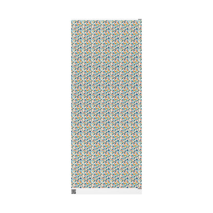 Watercolor Pebble Terrazzo  Wrapping Paper