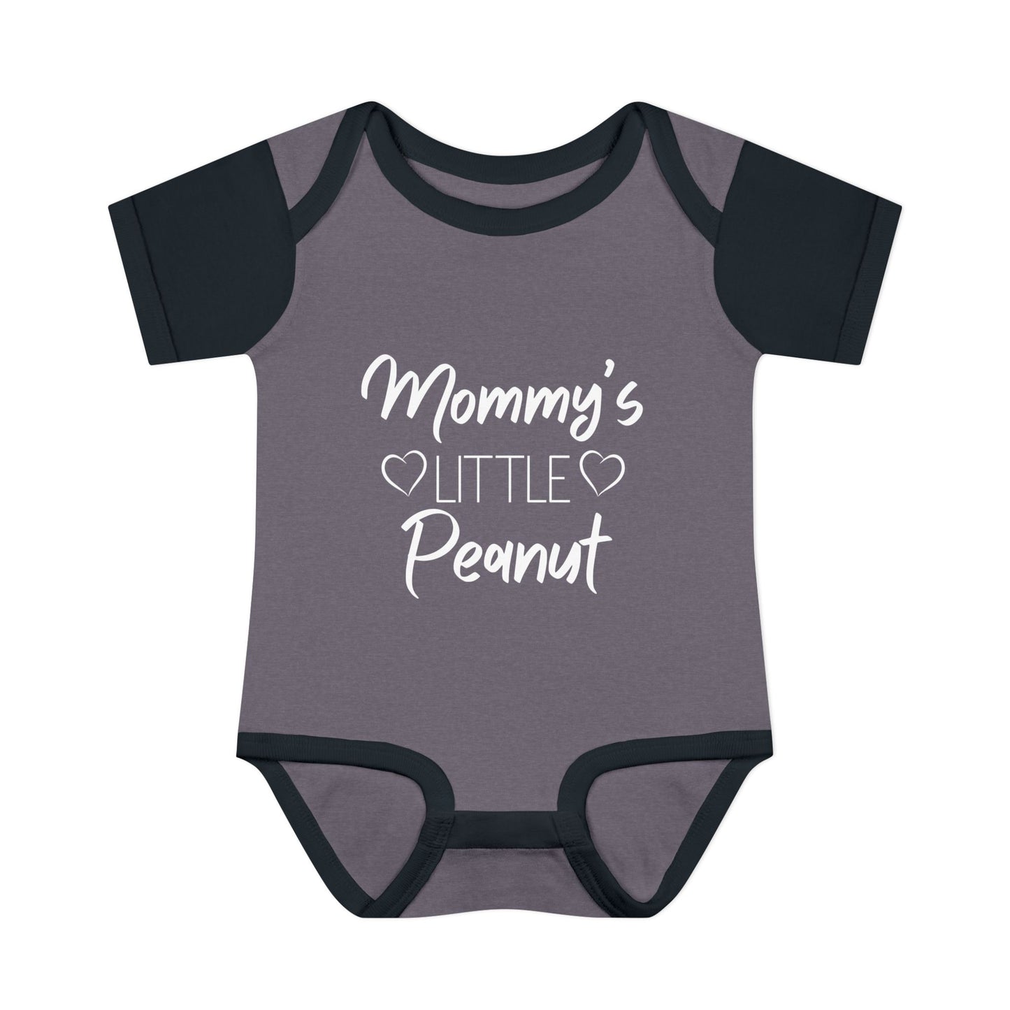 Mommy's Little Peanut Infant Baby Rib Bodysuit