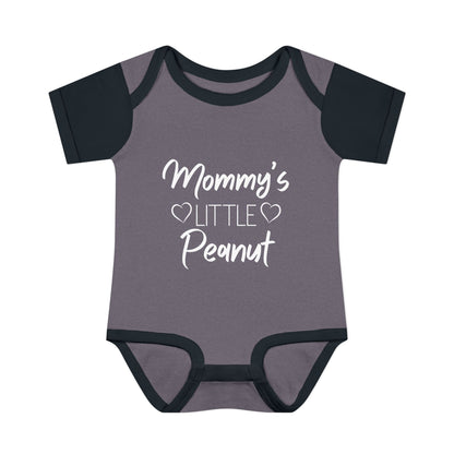 Mommy's Little Peanut Infant Baby Rib Bodysuit