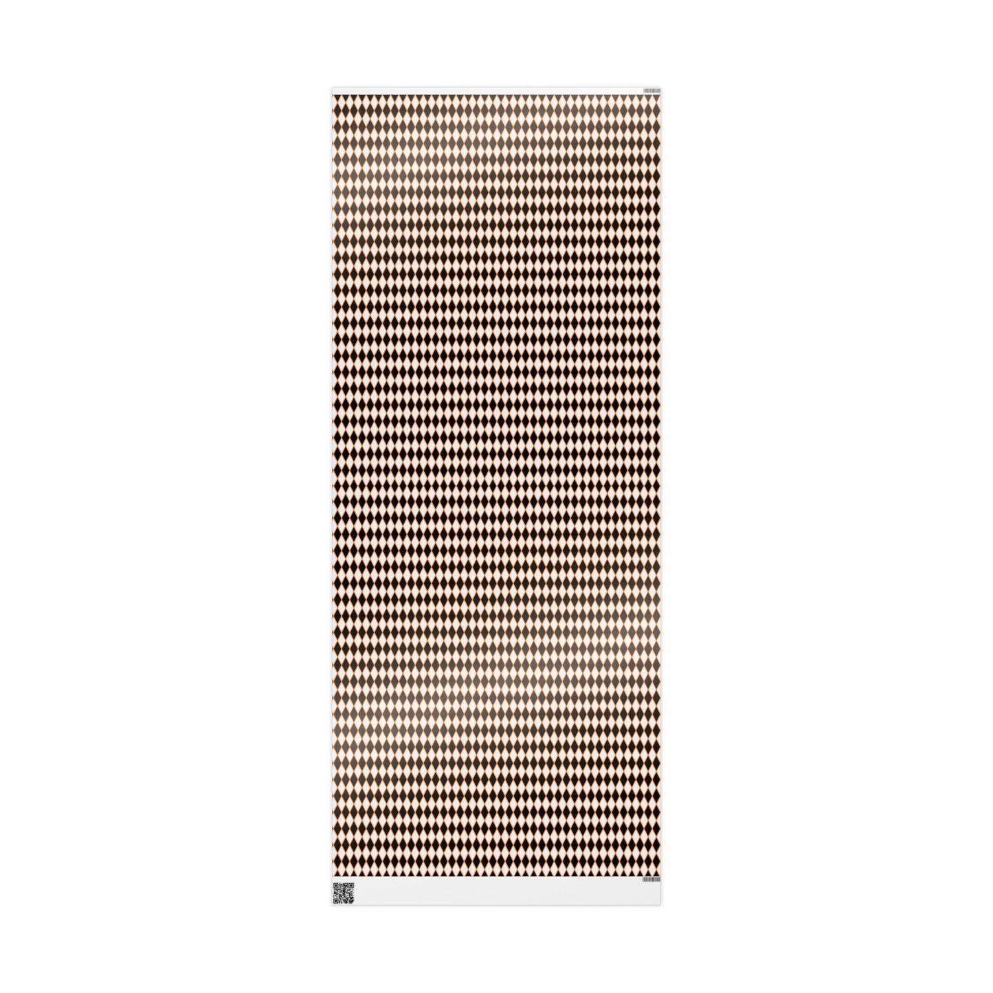 Midnight Ember Harlequin Wrapping Paper