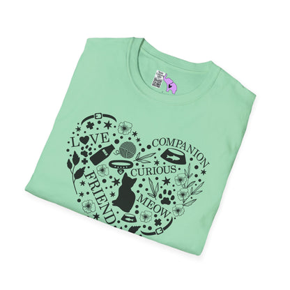 Cats Fill My Heart Adult T-shirt