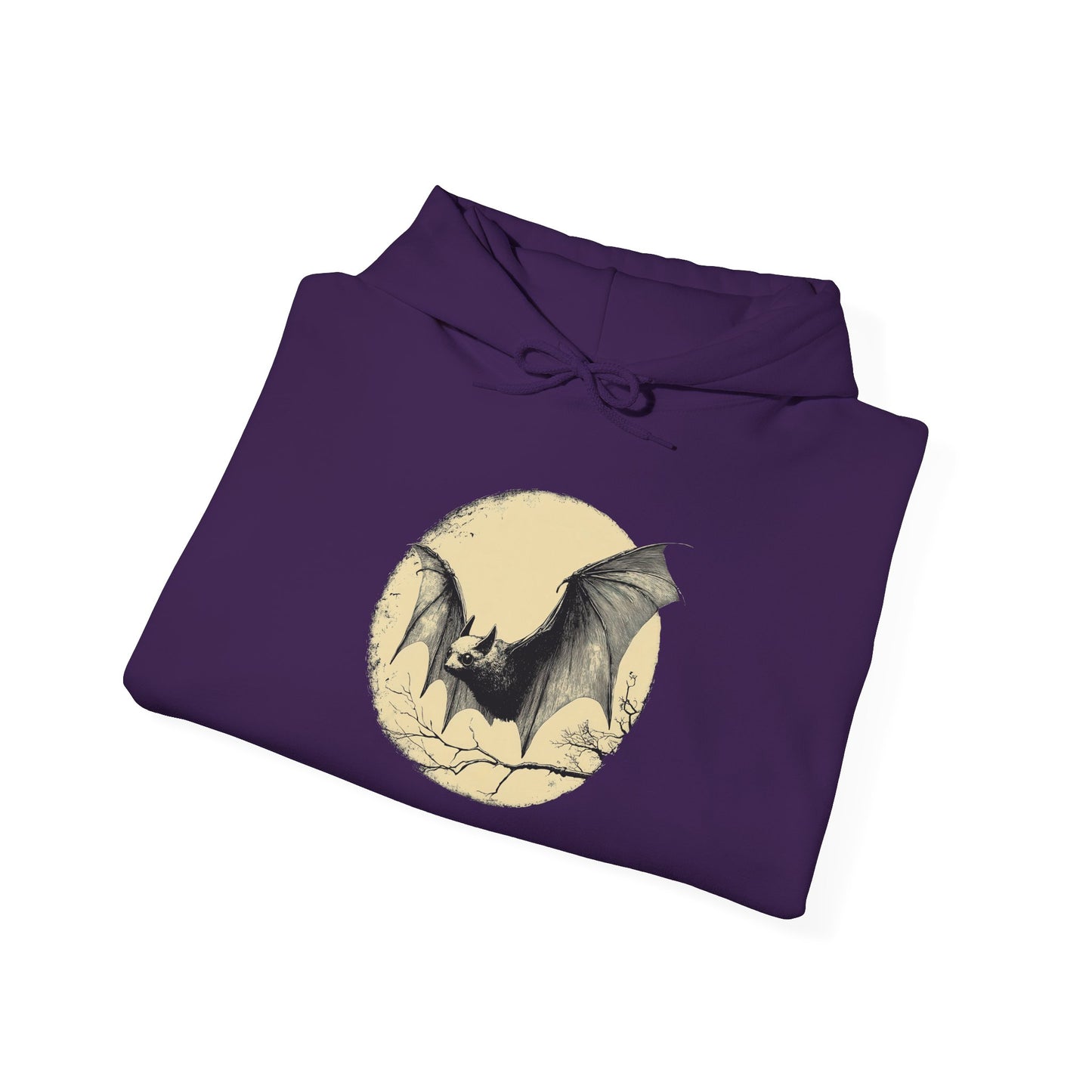 Bat Over Moon 2 Heavy Blend™ Hooded Sweatshirt