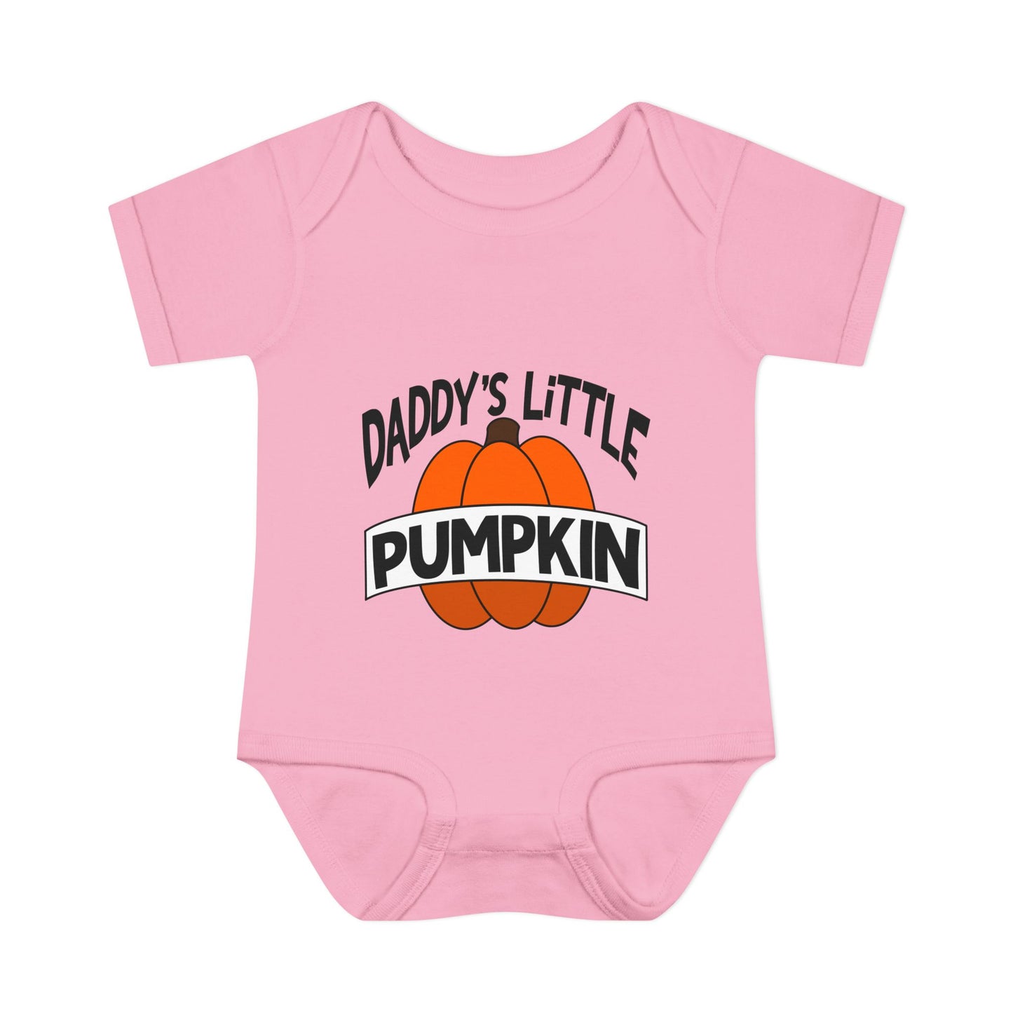 Daddy's Little Pumpkin Infant Baby Rib Bodysuit