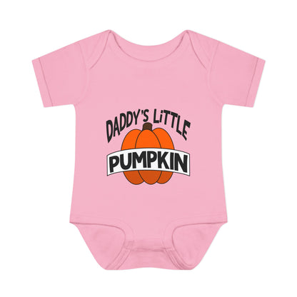 Daddy's Little Pumpkin Infant Baby Rib Bodysuit