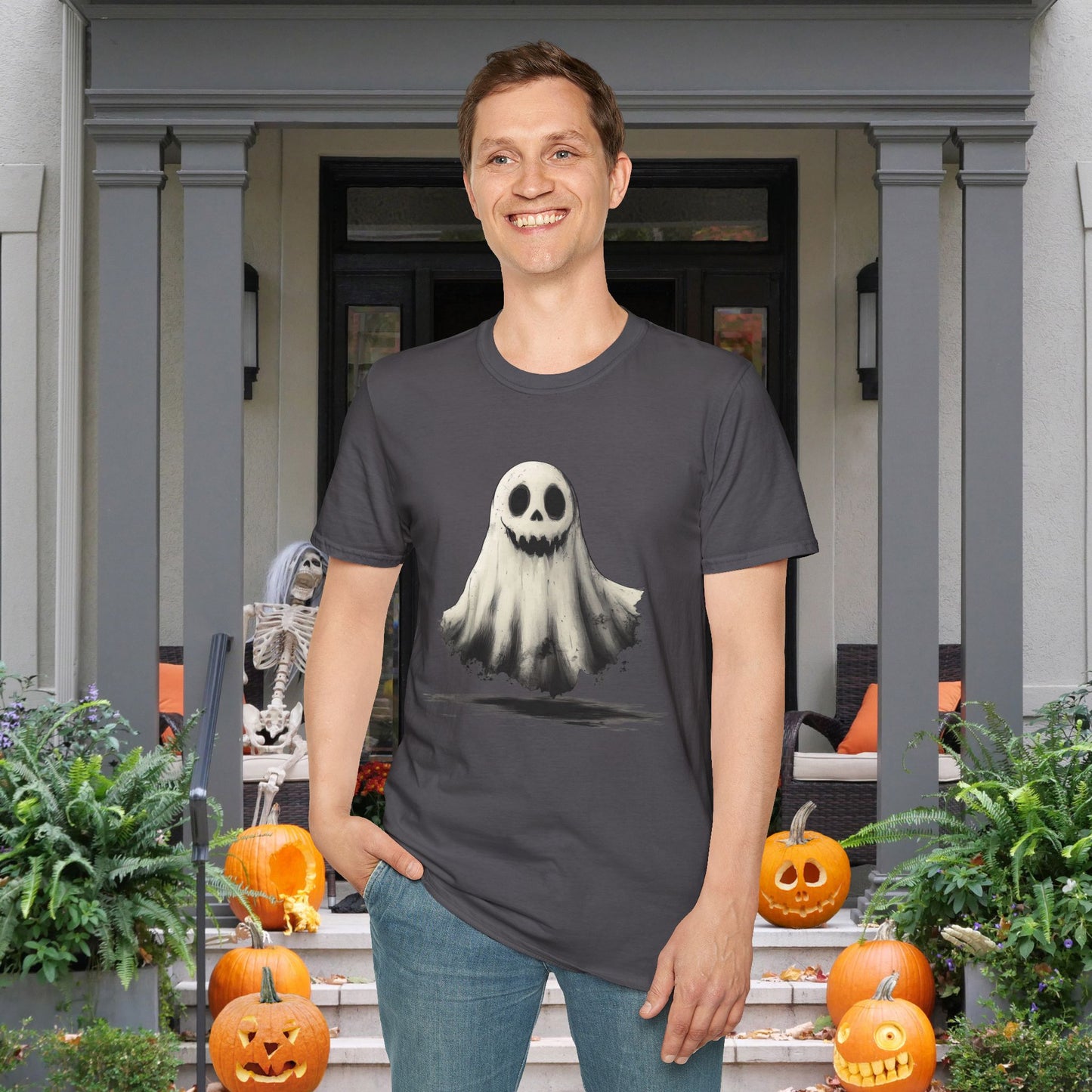Cute Ghost Adult T-shirt