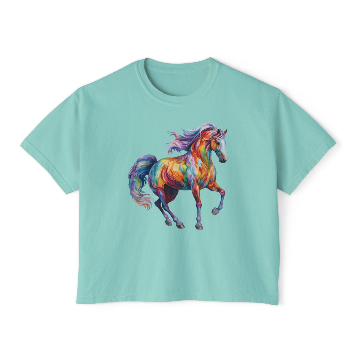 Dreamscape Stallion Women's Boxy Tee