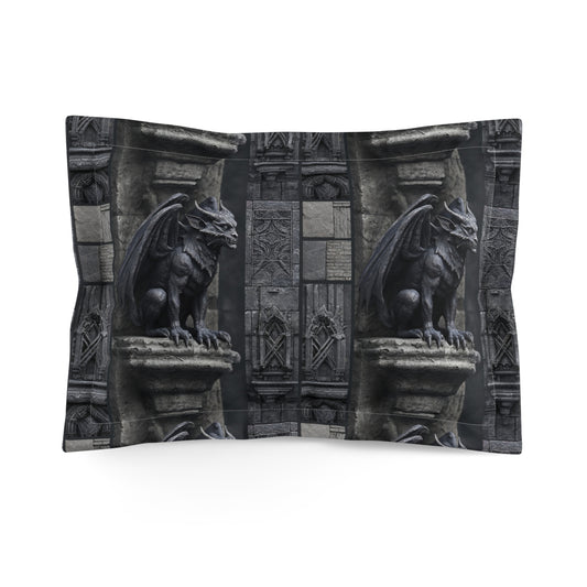 Gargoyle Vigil Microfiber Pillow Sham
