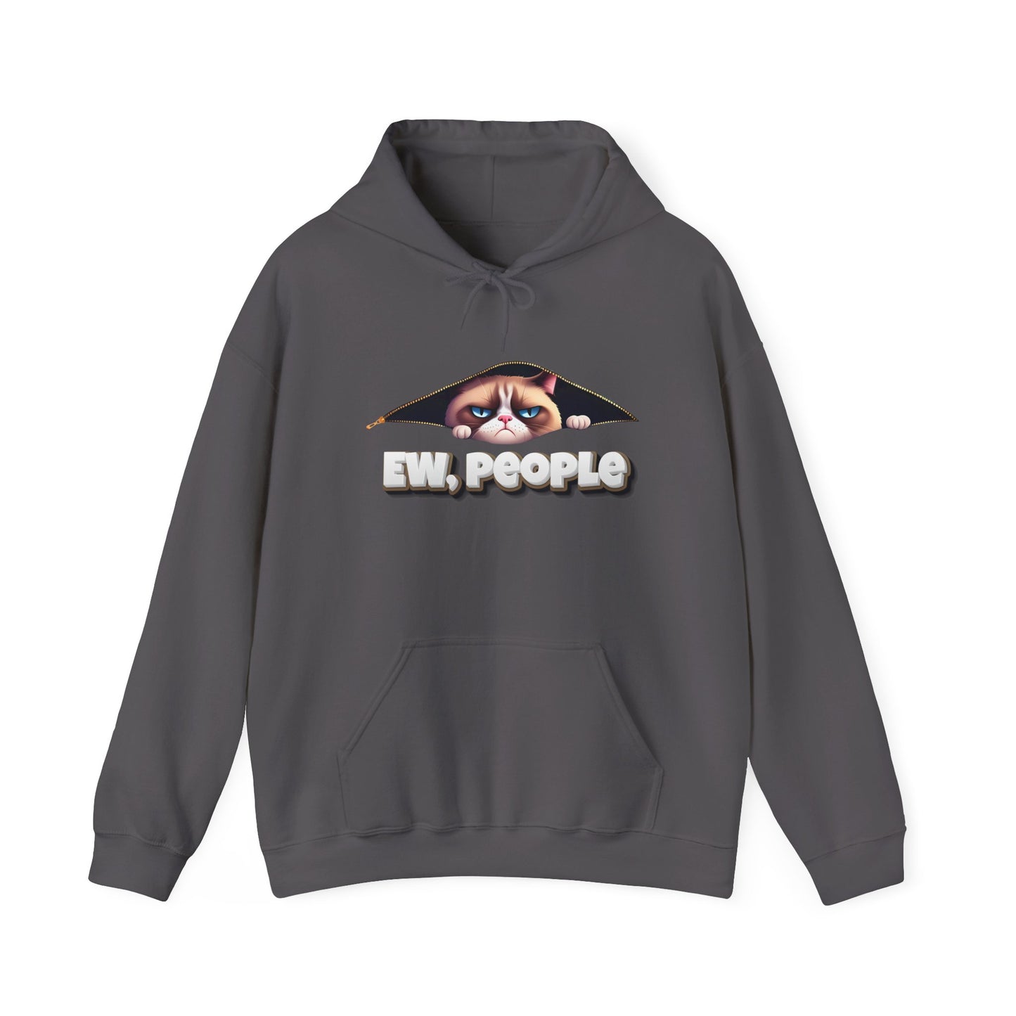 Ew People (Grumpy Cat) Adult Heavy Blend™ Hooded Sweatshirt