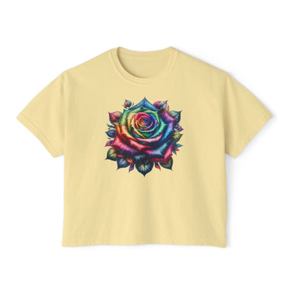 Colorful Rose Women's Boxy Tee