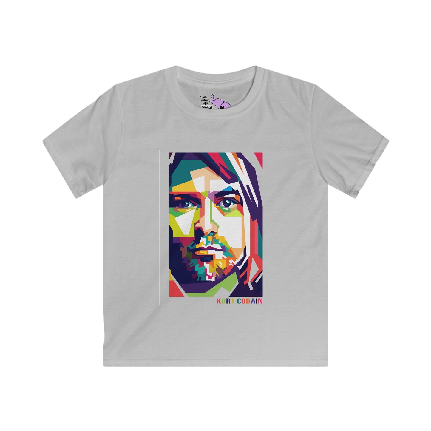 Kurt Cobain (2) Kids Softstyle Tee