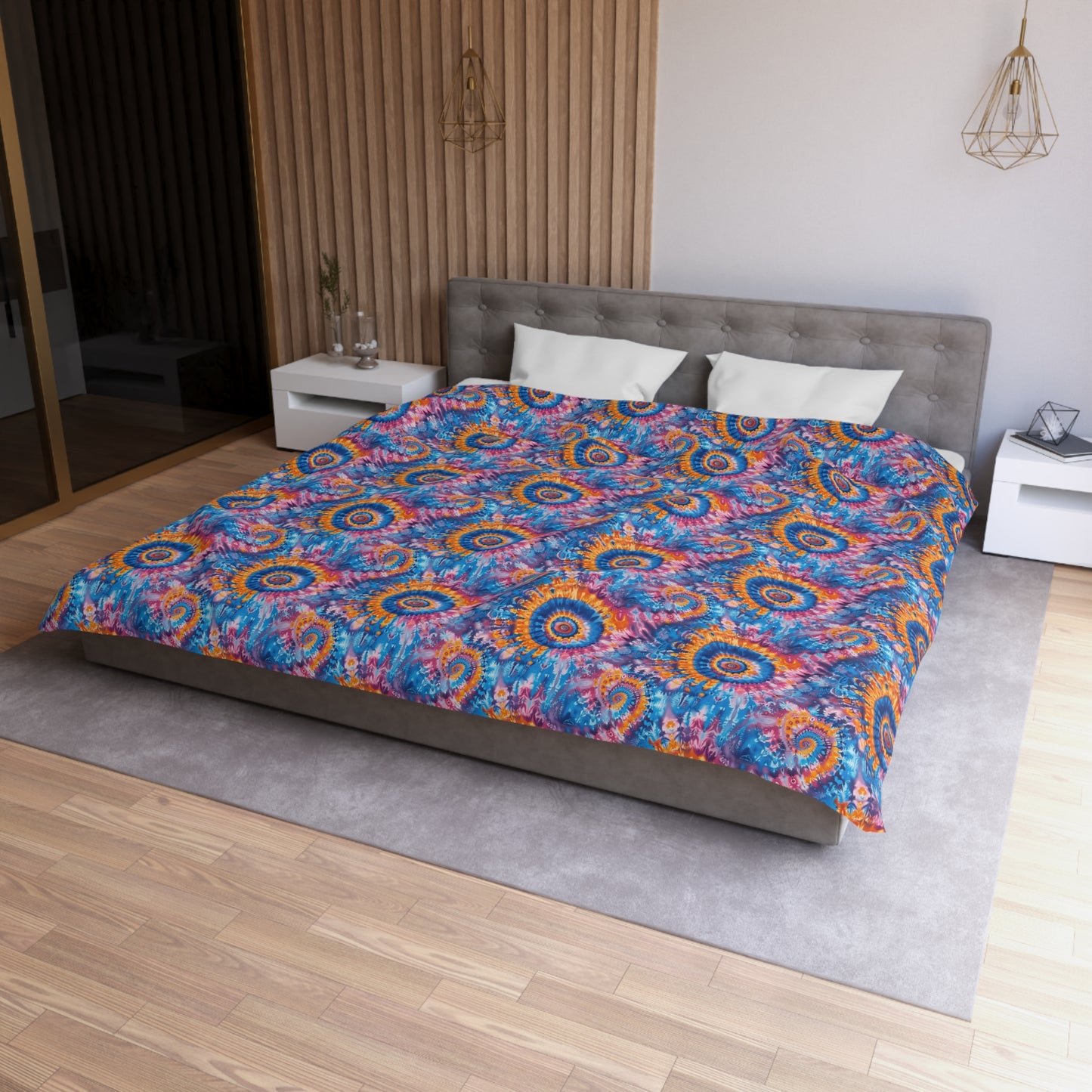 Trippy Taffy Microfiber Duvet Cover
