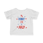 My First 4th of July (Stars) Infant Soft T-Shirt
