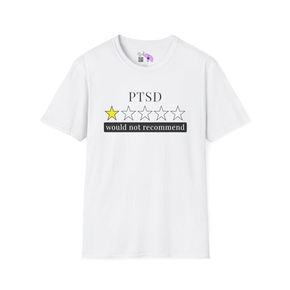 PTSD 1 Star Would Not Recommend Adult T-shirt