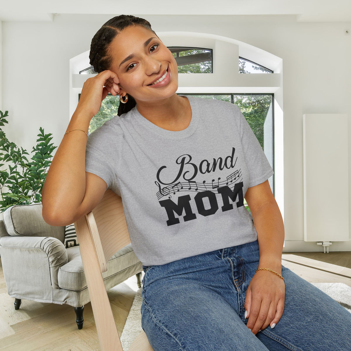 Band Mom Adult T-shirt