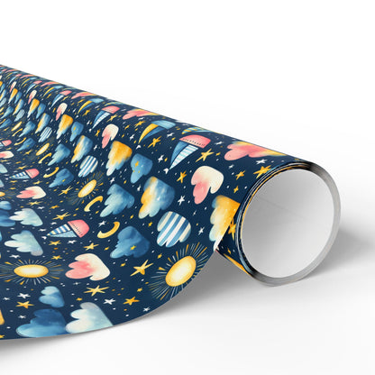 Night Sail Dreams Wrapping Paper