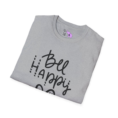 Bee Happy Adult T-shirt