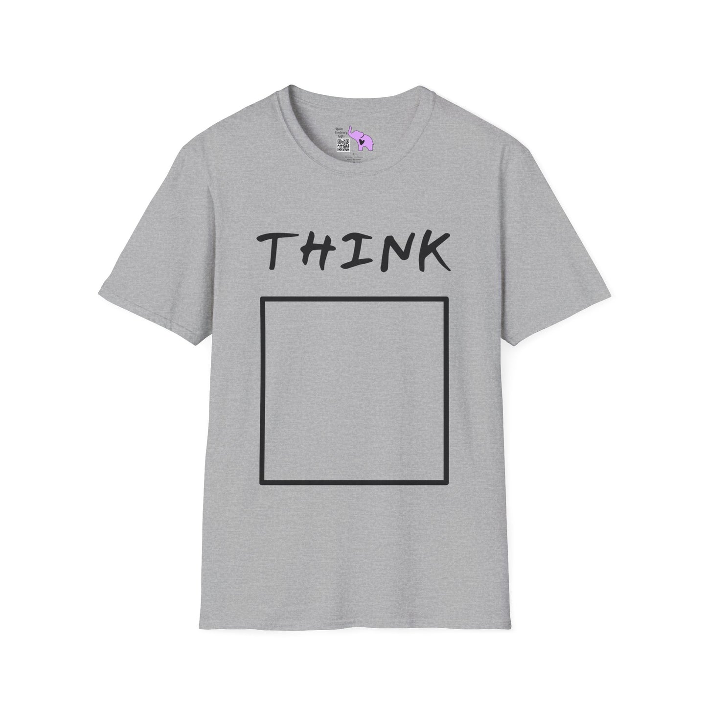 THINK (Outside the Box) Adult T-shirt