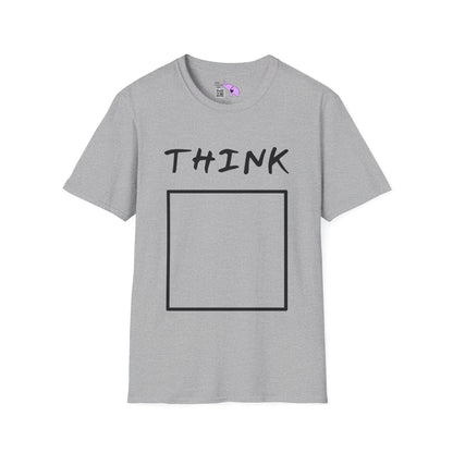 THINK (Outside the Box) Adult T-shirt