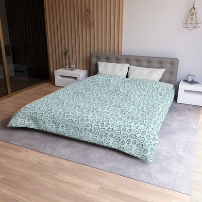 Cat Lovers Microfiber Duvet Cover