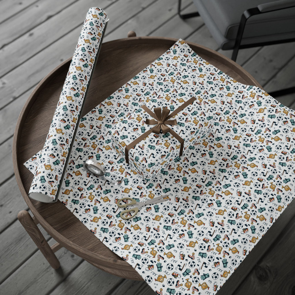 Little Soccer Legends Wrapping Paper