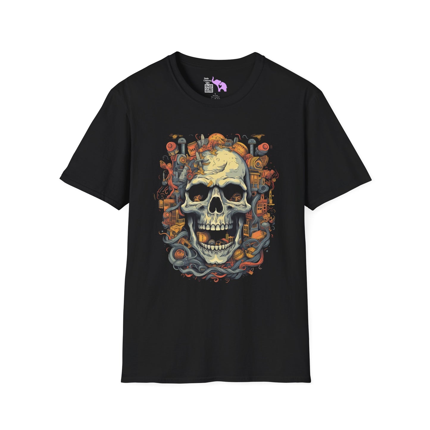 Creepy Bones 4 Adult T-shirt