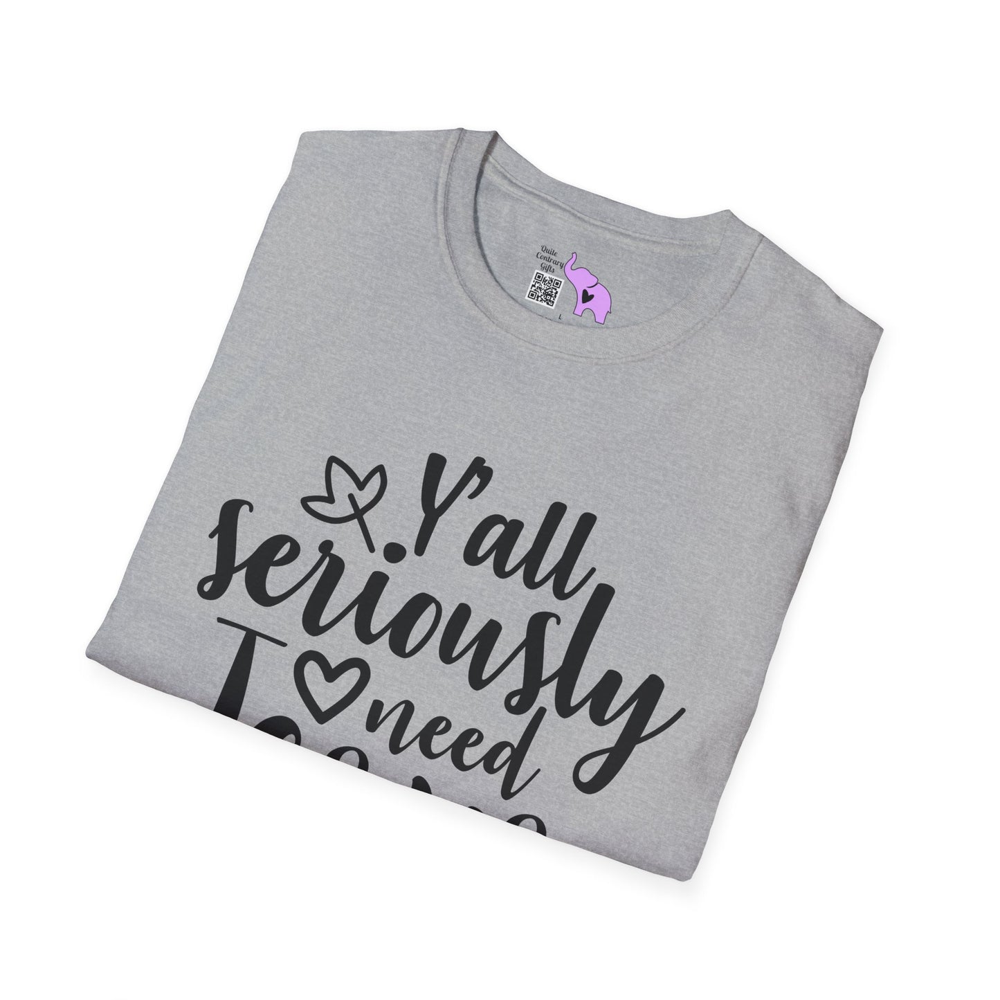 Y'all Seriously Need Jesus Adult T-shirt