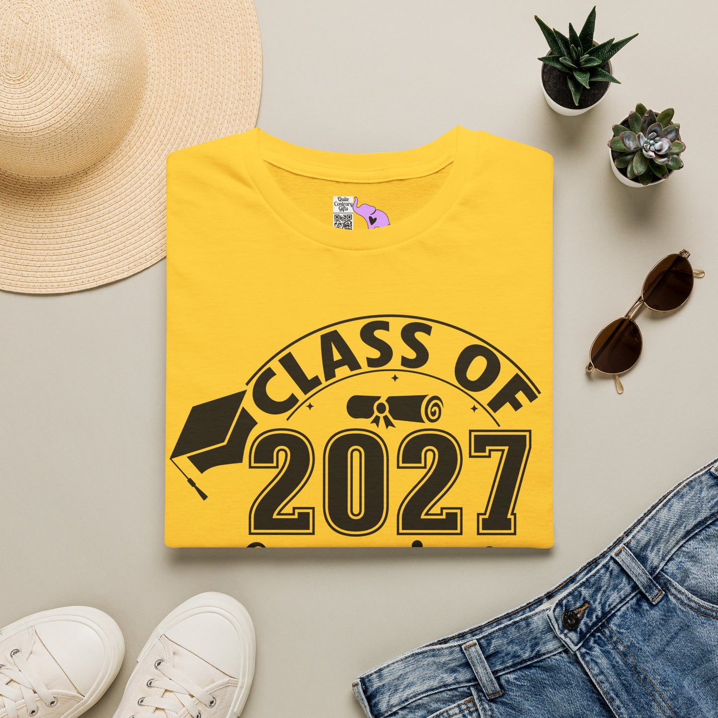Class of 2027 Senior (Arch) Adult T-shirt
