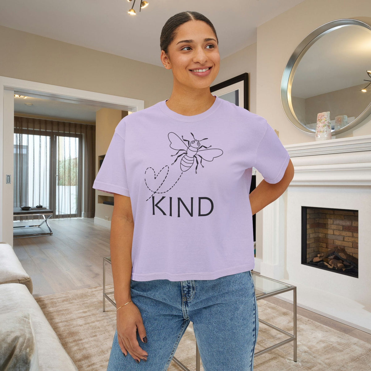 Bee Kind Women's Boxy Tee