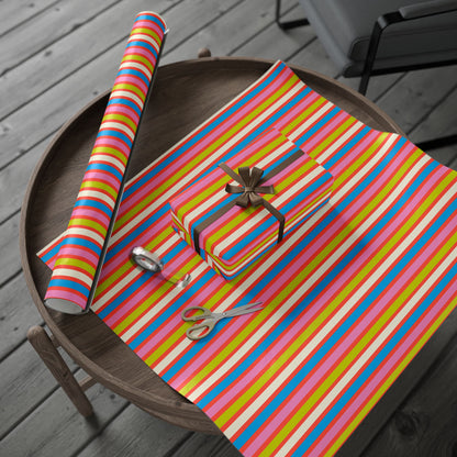 Colorful Trails Wrapping Paper