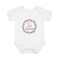 Pink Milestone Wreath Onesie-Six Months