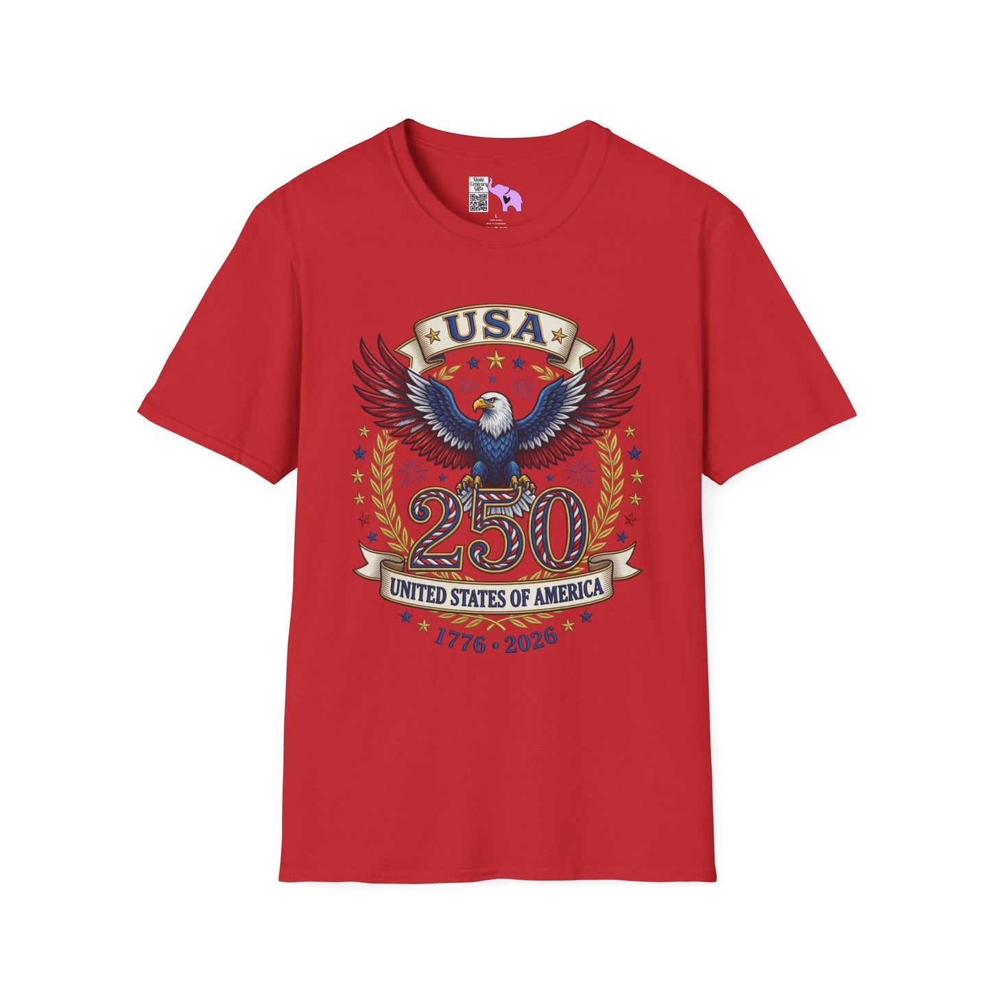 USA 250 Eagle Adult T-shirt