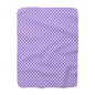 Purple Prism Garden Fleece Blanket