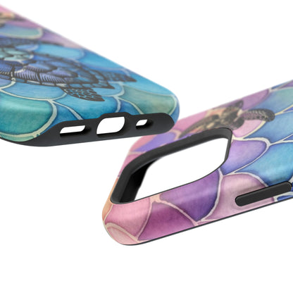 Sea Turtle Silhouette MagSafe® Compatible Tough Case for iPhone