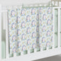 Zebras in Bloom Baby Swaddle Blanket