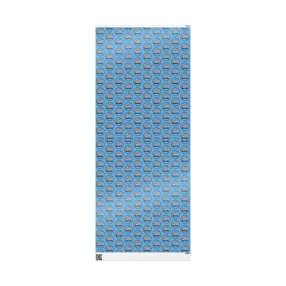 Cute Reindeer Wreath Custom Wrapping Paper (Randy)