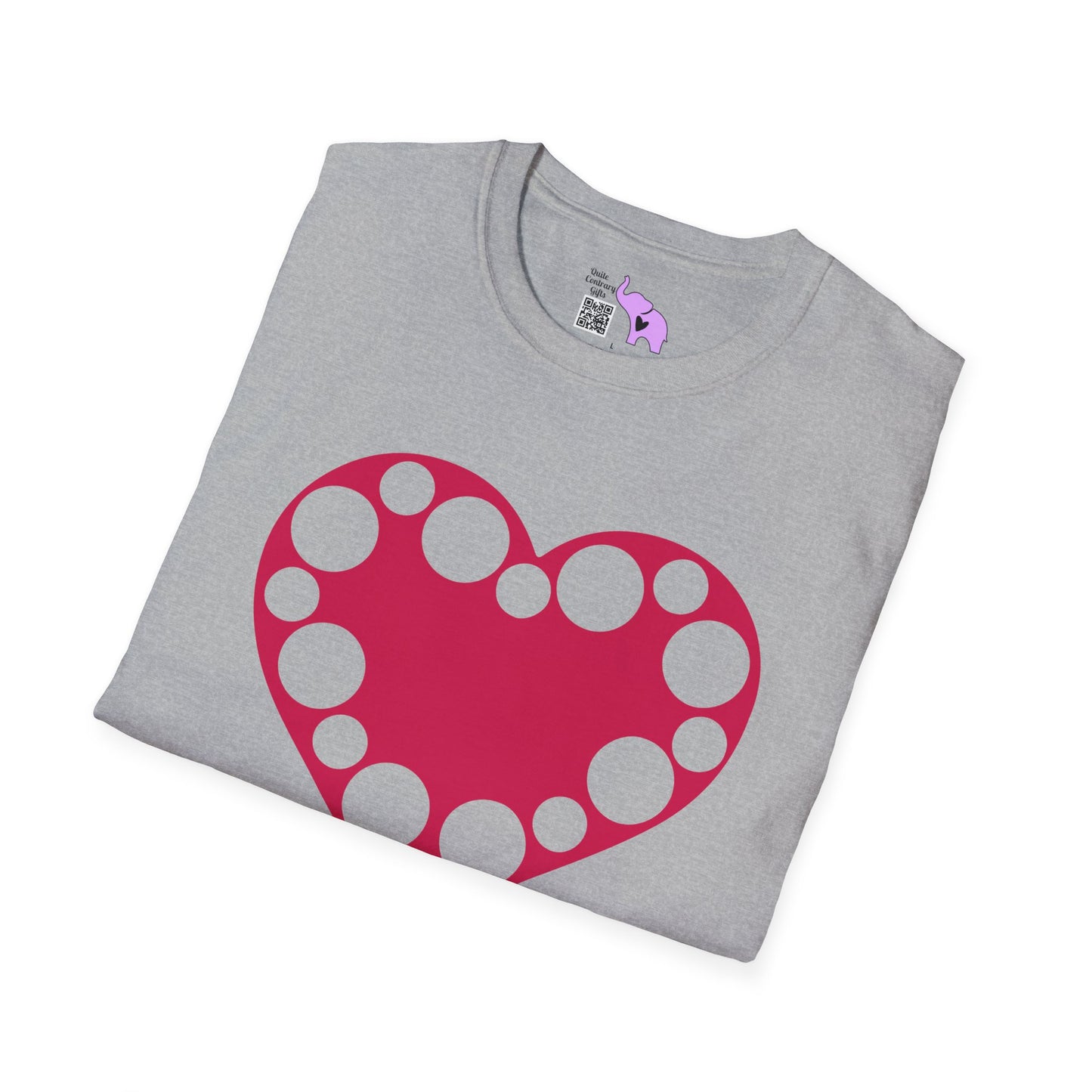 Heart 9 Adult T-shirt