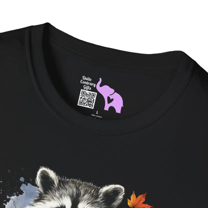 Halloween Raccoon Adult T-shirt