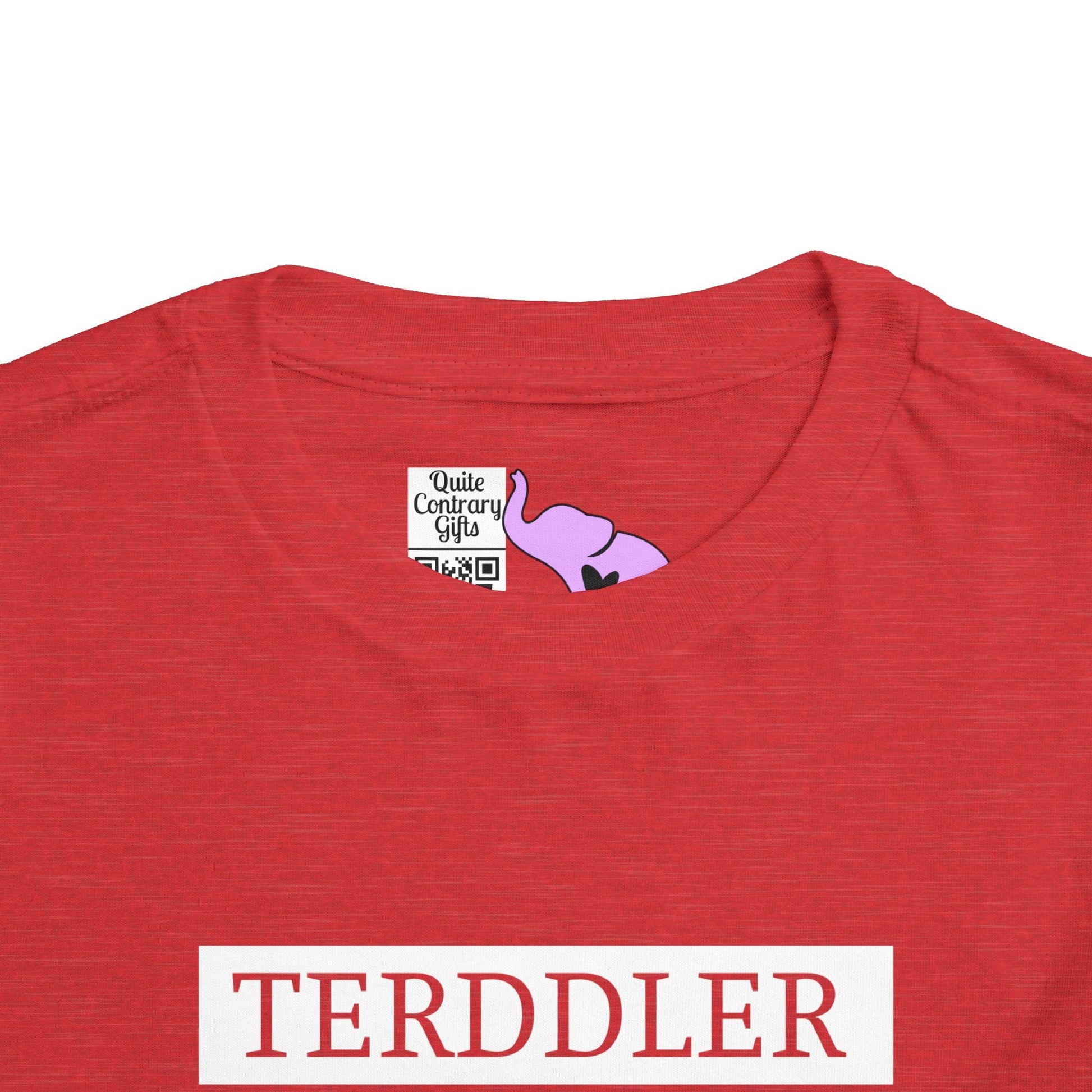 Terddler Definition Toddler Tee