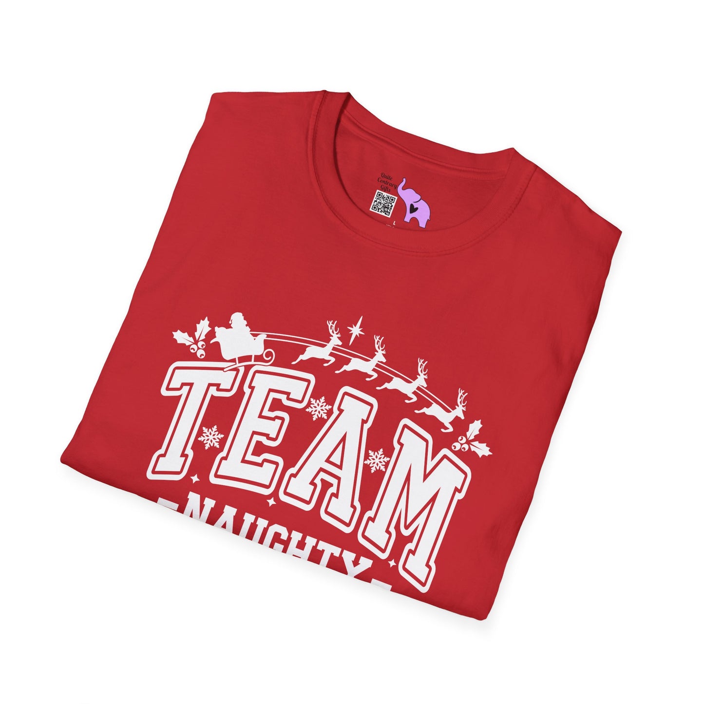 Team Naughty Adult T-shirt